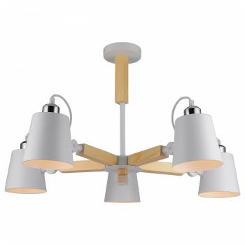 Люстра на штанге Arte Lamp Oscar A7141PL-5WH Люстра на штанге Arte Lamp Oscar A7141PL-5WH