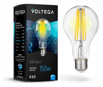 Лампа светодиодная Voltega General purpose bulb E27 15Вт 4000K 7103 Лампа светодиодная Voltega General purpose bulb E27 15Вт 4000K 7103