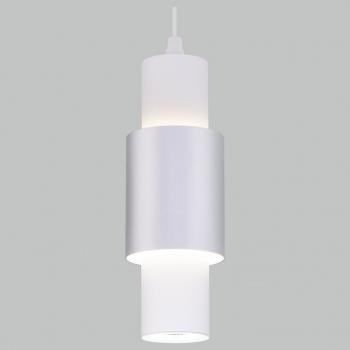 Подвесной светильник Eurosvet Bento 50204/1 LED белый/матовое серебро