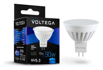 Лампа светодиодная Voltega Sofit GU5.3 10Вт 4000K 7075 Лампа светодиодная Voltega Sofit GU5.3 10Вт 4000K 7075