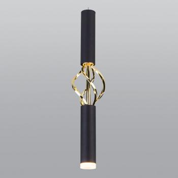 Подвесной светильник Eurosvet Lance 50191/1 LED черный/золото Подвесной светильник Eurosvet Lance 50191/1 LED черный/золото