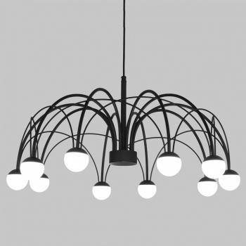 Подвесная люстра Eurosvet Ragno 90034/10 LED черный