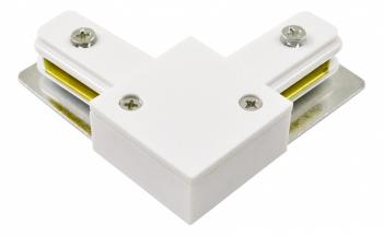 Соединитель с токопроводом угловой L-образный для треков Arte Lamp Track Accessories A120033 Соединитель с токопроводом угловой L-образный для треков Arte Lamp Track Accessories A120033