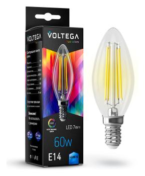 Лампа светодиодная Voltega Cangle E14 7W High CRI E14 7Вт 4000K 7153 Лампа светодиодная Voltega Cangle E14 7W High CRI E14 7Вт 4000K 7153