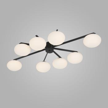 Потолочная люстра Eurosvet Opaline 70220/8 черный Потолочная люстра Eurosvet Opaline 70220/8 черный