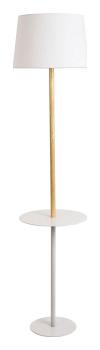 Торшер с полкой Arte Lamp Connor A2102PN-1WH Торшер с полкой Arte Lamp Connor A2102PN-1WH