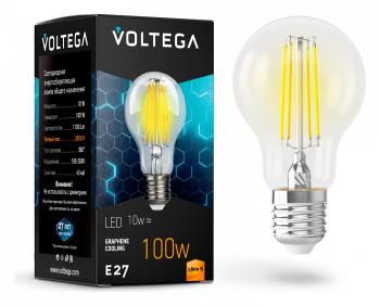 Лампа светодиодная Voltega General purpose bulb E27 10Вт 2800K 7102 Лампа светодиодная Voltega General purpose bulb E27 10Вт 2800K 7102