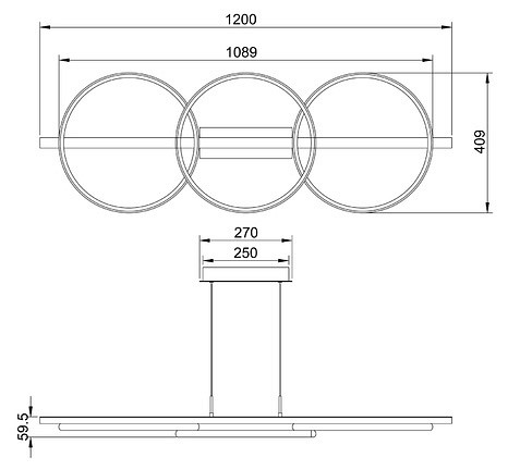 Фото Подвесной светильник Arte Lamp Fluido A3913SP-24BK