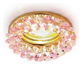 Встраиваемый светильник Ambrella Light Crystal K206 K206 PI/G Встраиваемый светильник Ambrella Light Crystal K206 K206 PI/G