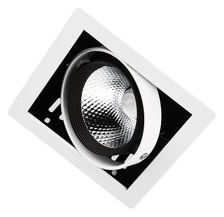 Фото Встраиваемый светильник Ambrella Light Cardano T811 BK/CH 12W 4200K