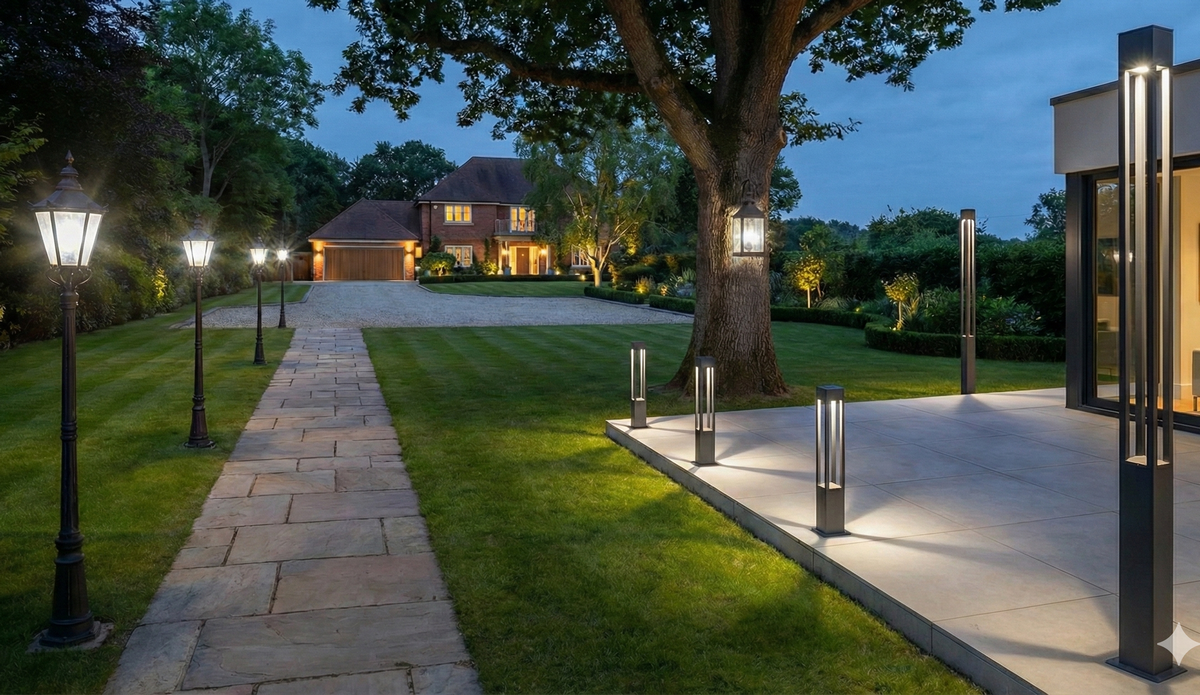 Открыть Уличные фонари на столбах: классика и современность Фото Уличные фонари на столбах: классика и современность