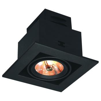 Встраиваемый светильник Arte Lamp Cardani Medio A5930PL-1BK Встраиваемый светильник Arte Lamp Cardani Medio A5930PL-1BK