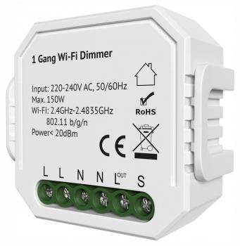 Контроллер-диммер Wi-Fi для смартфонов и планшетов Denkirs RELAY RL1003-DM
