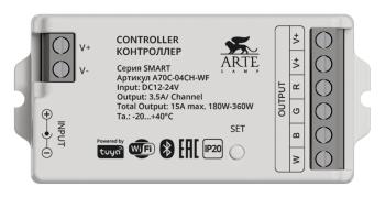 Конвертер Wi-Fi для смартфонов и планшетов Arte Lamp Smart A70C-04CH-WF Конвертер Wi-Fi для смартфонов и планшетов Arte Lamp Smart A70C-04CH-WF