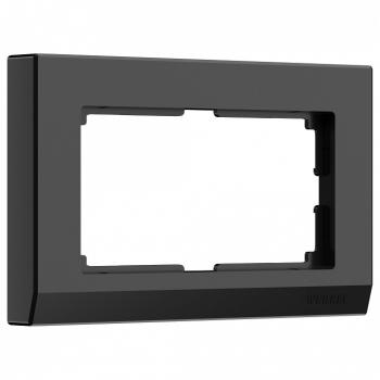 Рамка для двойной розетки Werkel Stark (черный) W0081808 Рамка для двойной розетки Werkel Stark (черный) W0081808
