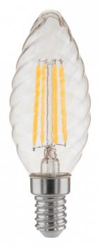 Лампа светодиодная Elektrostandard Свеча витая F E14 7Вт 4200K a049136