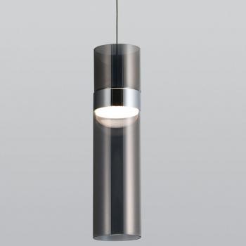 Подвесной светильник Eurosvet Lumen 50244/1 LED хром/дымчатый Подвесной светильник Eurosvet Lumen 50244/1 LED хром/дымчатый