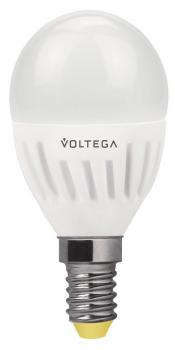 Лампа светодиодная Voltega Ceramics E14 6.5Вт 4000K 4693 Лампа светодиодная Voltega Ceramics E14 6.5Вт 4000K 4693