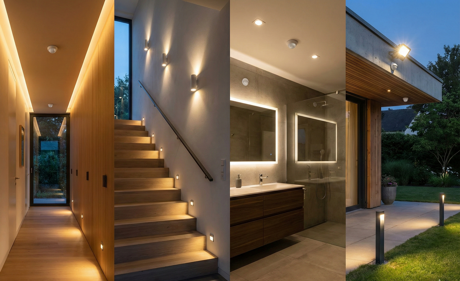 Открыть Датчики движения для освещения: умная экономия Фото Датчики движения для освещения: умная экономия