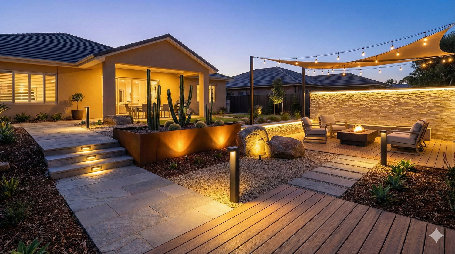 Открыть Уличное освещение участка: от функциональности к эстетике Фото Уличное освещение участка: от функциональности к эстетике