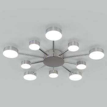 Потолочная люстра Eurosvet Nitrino 90242/10 хром Потолочная люстра Eurosvet Nitrino 90242/10 хром
