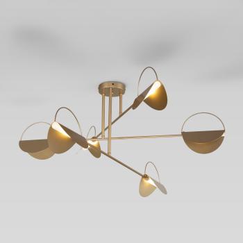 Потолочная люстра Eurosvet Grazia 70148/6 золото Потолочная люстра Eurosvet Grazia 70148/6 золото