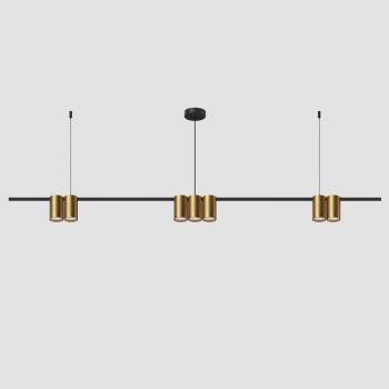 Подвесной светильник Denkirs Orbit DK4063-BK+SG Подвесной светильник Denkirs Orbit DK4063-BK+SG