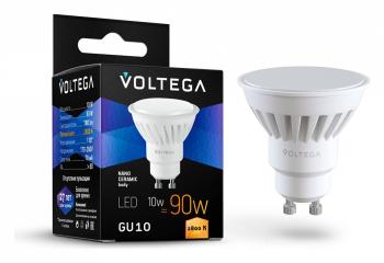 Лампа светодиодная Voltega Sofit GU10 10Вт 2800K 7072 Лампа светодиодная Voltega Sofit GU10 10Вт 2800K 7072