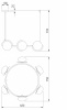 Открыть Подвесная люстра Eurosvet Moity 70150/6 черный/латунь Фото Подвесная люстра Eurosvet Moity 70150/6 черный/латунь
