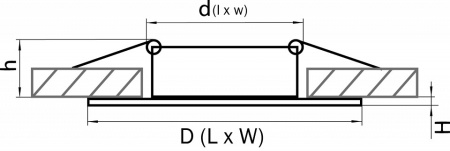Фото Встраиваемый светильник Lightstar Banale Weng 011007
