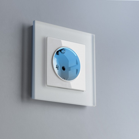 Фото Розетка с заземлением, без рамки Werkel белый W1171401