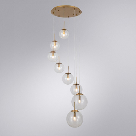 Открыть Подвесная люстра Arte Lamp Volare A1900SP-8AB Фото Подвесная люстра Arte Lamp Volare A1900SP-8AB