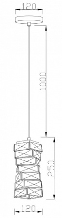Фото Подвесной светильник Moderli Lazio V10431-PL