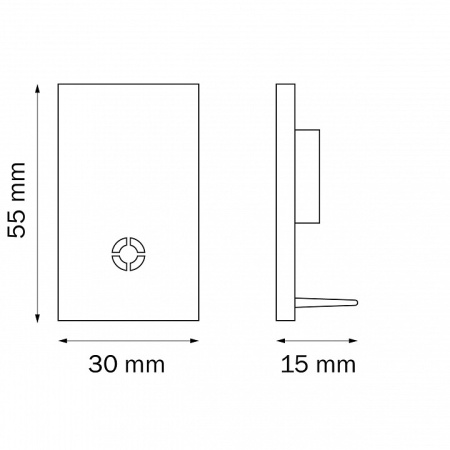 Фото Заглушка для трека Lightstar Teta 505166
