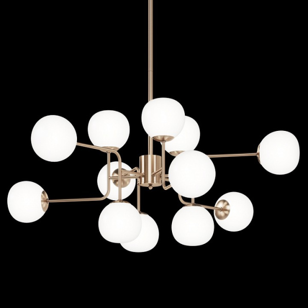 Фото Люстра на штанге Maytoni Erich MOD221-PL-12-G