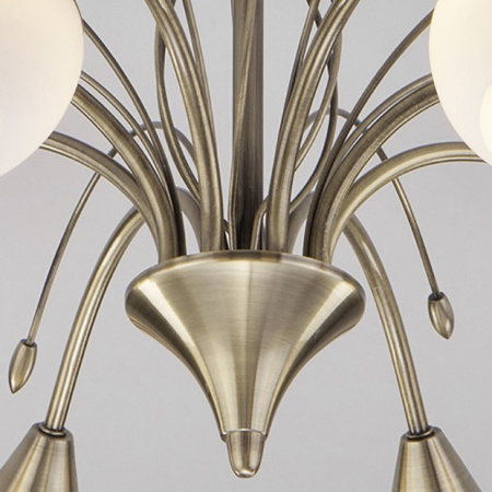 Фото Люстра на штанге Eurosvet Ginevra 30280/8 античная бронза