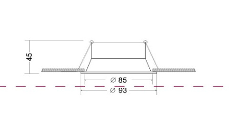 Фото Встраиваемый светильник Maytoni Dot DL028-2-01B