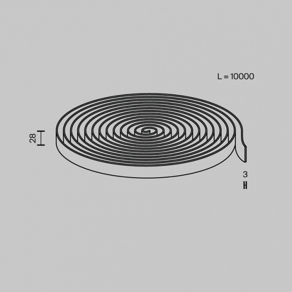 Фото Трек-ремень Maytoni Conductive textile tape Parity TRX130-1.10LG