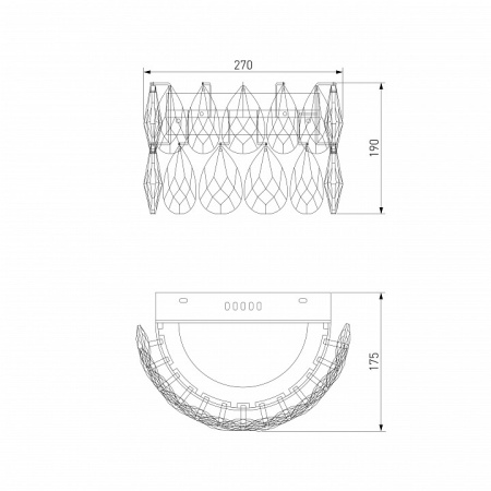 Открыть Накладной светильник Bogate's Marvel 437/1 Strotskis Фото Накладной светильник Bogate's Marvel 437/1 Strotskis