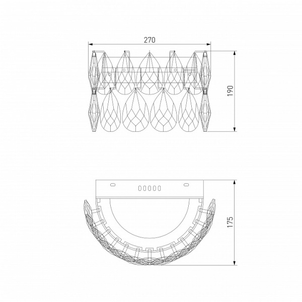 Открыть Накладной светильник Bogate's Marvel 437/1 Strotskis Фото Накладной светильник Bogate's Marvel 437/1 Strotskis