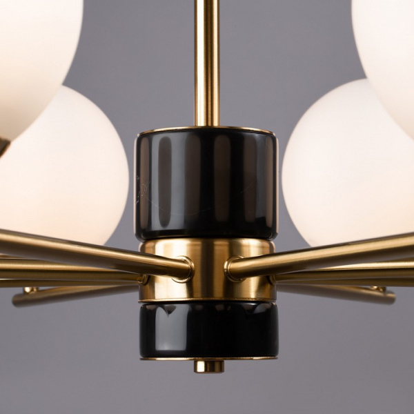 Фото Люстра на штанге Freya Marble FR5230PL-08BS