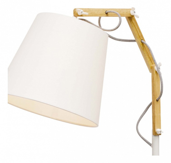 Открыть Торшер Arte Lamp Pinocchio A5700PN-1WH Фото Торшер Arte Lamp Pinocchio A5700PN-1WH