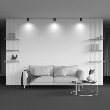 Открыть Накладной светильник Maytoni Atom C016CL-01B Фото Накладной светильник Maytoni Atom C016CL-01B