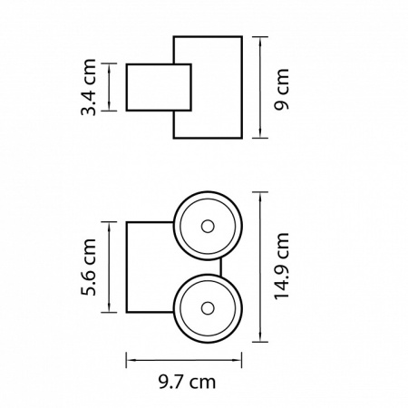 Фото Накладной светильник Lightstar Paro LED 352692
