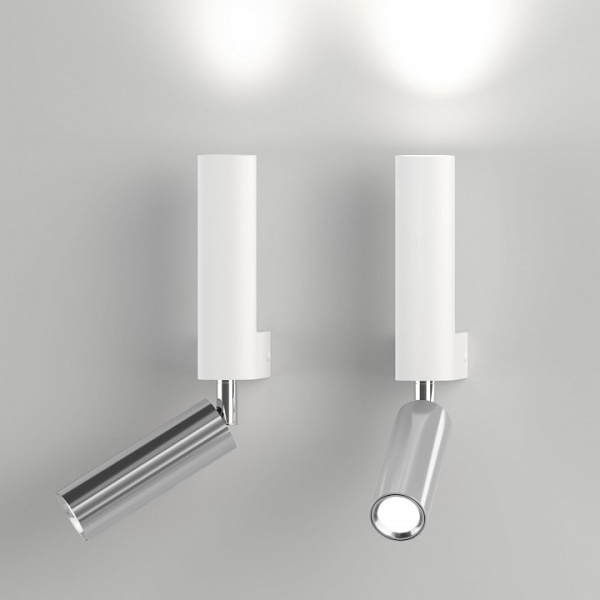Открыть Бра с подсветкой Eurosvet Pitch 40020/1 LED белый/хром Фото Бра с подсветкой Eurosvet Pitch 40020/1 LED белый/хром
