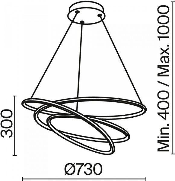 Фото Подвесной светильник Maytoni Halo MOD100PL-L88WK1
