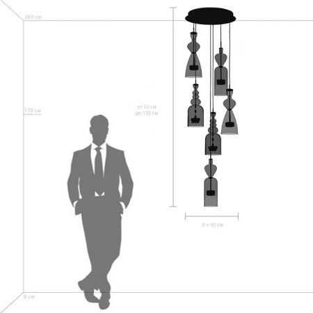 Фото Подвесная люстра Lightstar Belle 814069