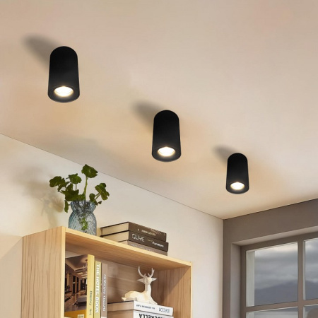 Открыть Накладной светильник Loft it Tictac 10220 Black 3000K Фото Накладной светильник Loft it Tictac 10220 Black 3000K