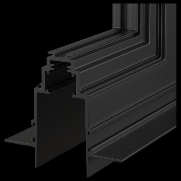 Фото Соединитель с токопроводом угловой L-образный для треков Maytoni Accessories for tracks TRA004OCL-22B