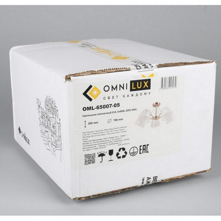 Фото Люстра на штанге Omnilux Rapallo OML-65007-05